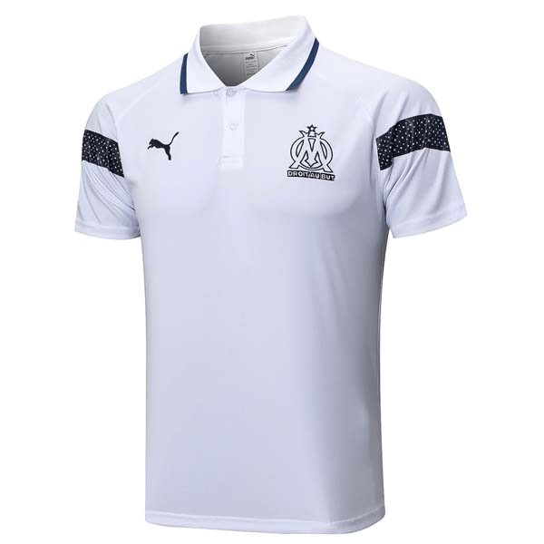 Polo Marseille 2023-24 Blanc